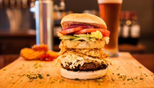 stacked burger