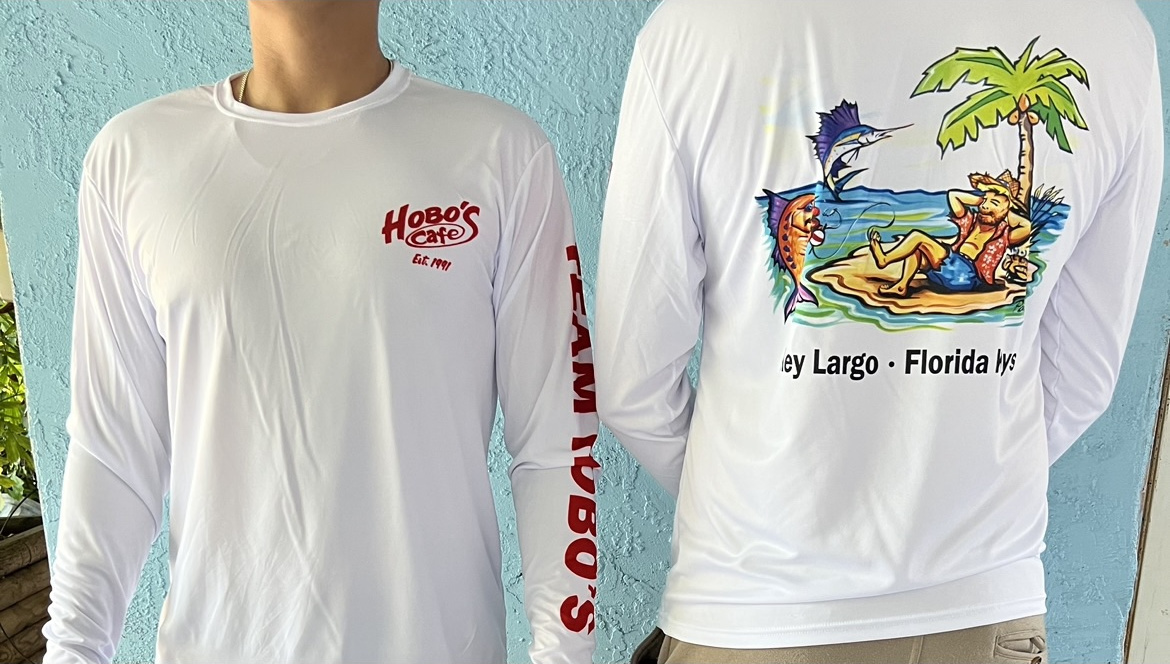 Mens Diver/Turtle Blue and Green T-Shirt – Hobo's Cafe Key Largo